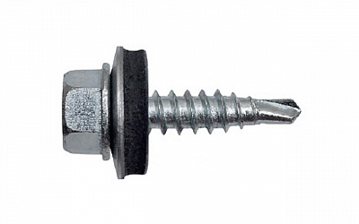 Винт самосверлящий с шайбой  Z14 и прокладкой EPDM GT 02 4,8x20