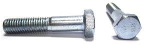 Болт мелкий шаг оцинкованный кл.пр 8.8 ГОСТ 7805-70